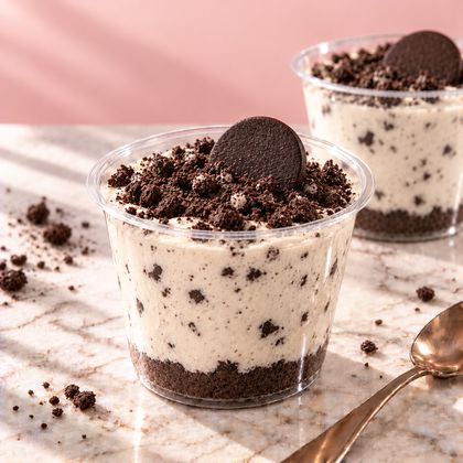 Cheesecake de galleta de chocolate